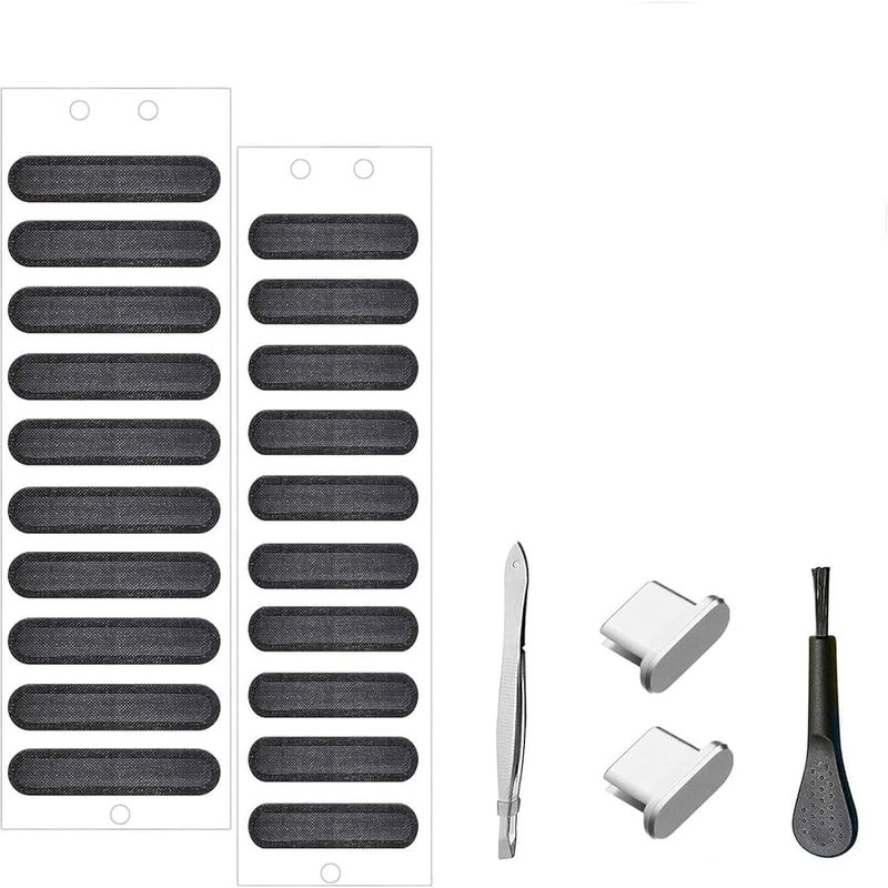 Silver USB C Port Plug Sticker Protective Cover for Mobile Phones - Image 1